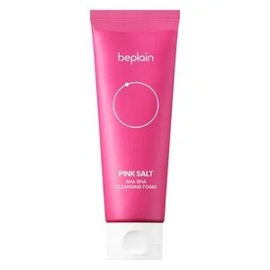 Beplain Pink Salt AHA BHA Cleansing Foam 120ml v:6102021 Beplain Pink Salt AHA BHA Cleansing Foam 120ml v:6102021