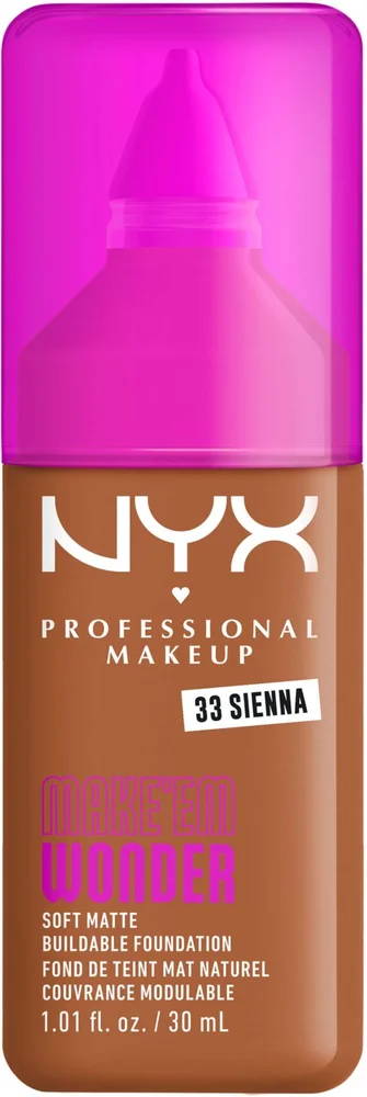 NYX PROFESSIONAL MAKEUP Make Em Wonder Foundation 33 Sienna v:5816481
