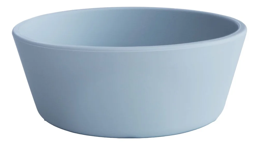 Mushie Silikon Skål Powder Blue – 1 stk. v:6019596 Mushie Silikon Skål Powder Blue – 1 stk. v:6019596