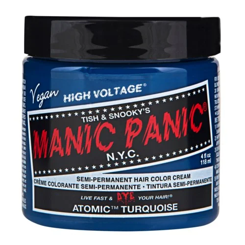 Manic Panic Semi-Permanent Hair Color Cream Atomic Turquoise v:5723416