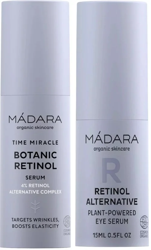 Mádara RETINOL ALTERNATIVE Bundle Plant-Powered Serum 30ml & Eye Serum 15ml v:7329929