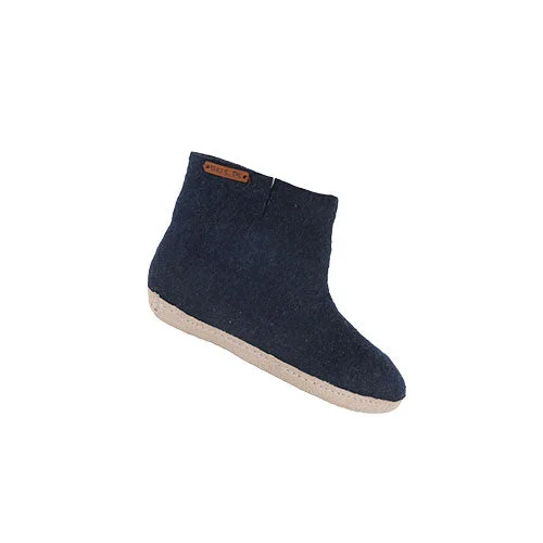 Ullstøvel m. Lærsåle Blue | 30 v:7763038 Ullstøvel m. Lærsåle Blue | 30 v:7763038