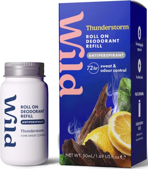 Wild Antiperspirant Roll On Refill Thunderstorm 50 ml v:2086107 Wild Antiperspirant Roll On Refill Thunderstorm 50 ml v:2086107