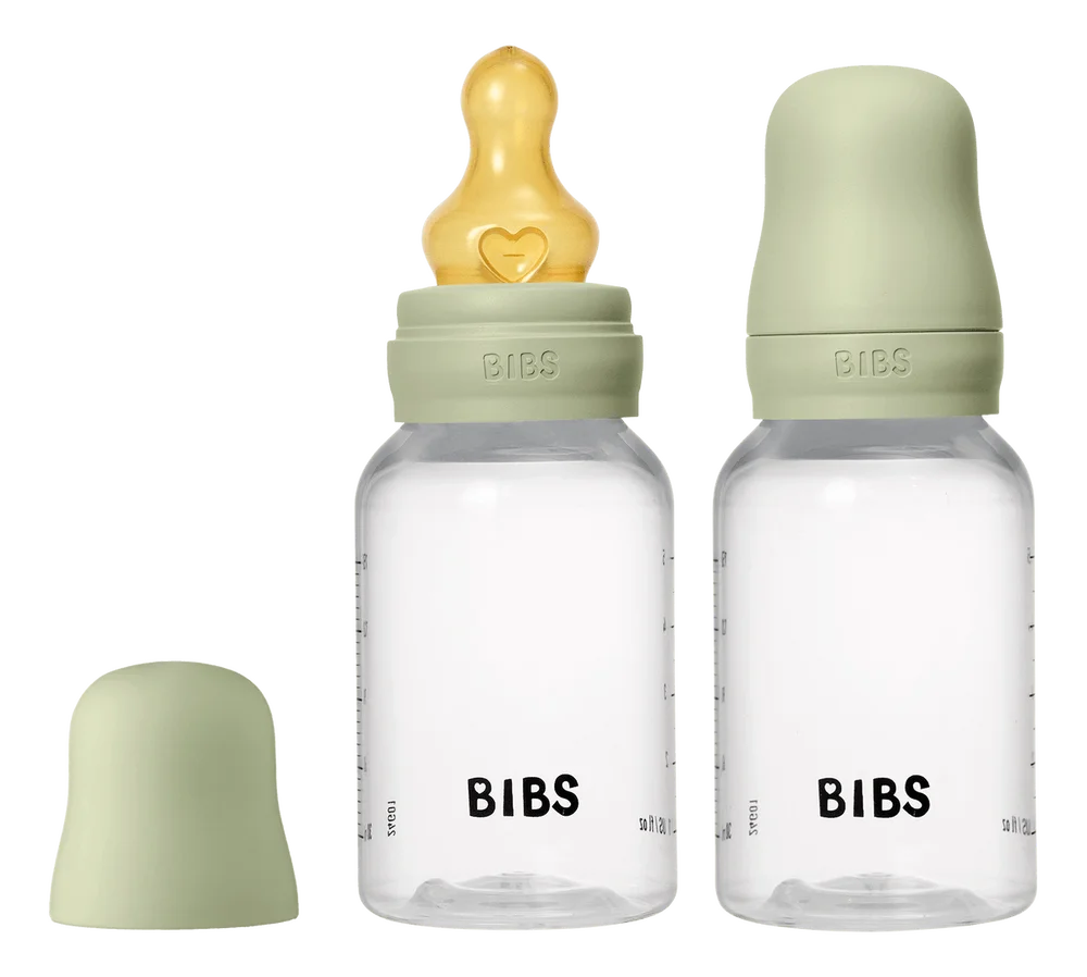 BIBS Baby Bottle Round Latex 150 ml Slow Flow Sage – 2 stk. v:9119774 BIBS Baby Bottle Round Latex 150 ml Slow Flow Sage – 2 stk. v:9119774
