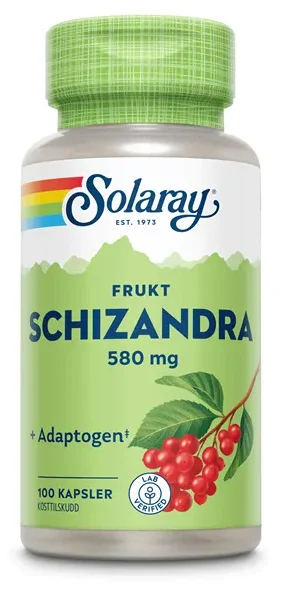 Solaray schizandra 100 kapsler v:1823753 Solaray schizandra 100 kapsler v:1823753