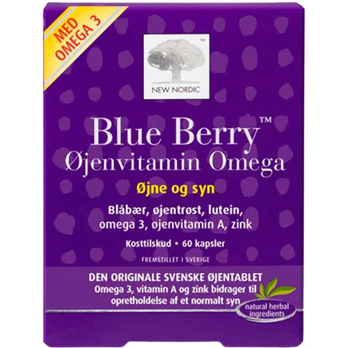 Blue Berry Øyenvitamin Omega 3 v:9804167 Blue Berry Øyenvitamin Omega 3 v:9804167