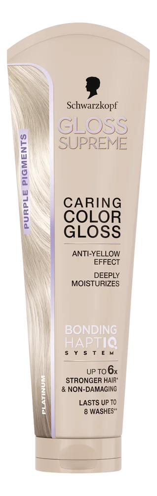 Schwarzkopf Gloss Supreme Caring Color Gloss Platinum – 145 ml. v:1542654