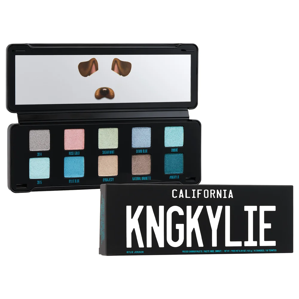 King Kylie Pressed Eyeshadow Shimmer Palette Limited Edition 9 - Kylie Cosmetics v:3386745