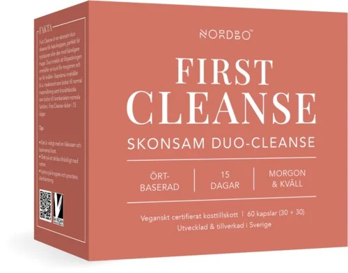 Nordbo First Cleanse, 60 kap 60 stk v:7092676