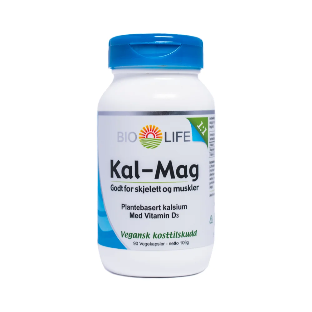 Bio Life Kal-Mag – Naturlig støtte for bein og muskler v:1144047 Bio Life Kal-Mag – Naturlig støtte for bein og muskler v:1144047