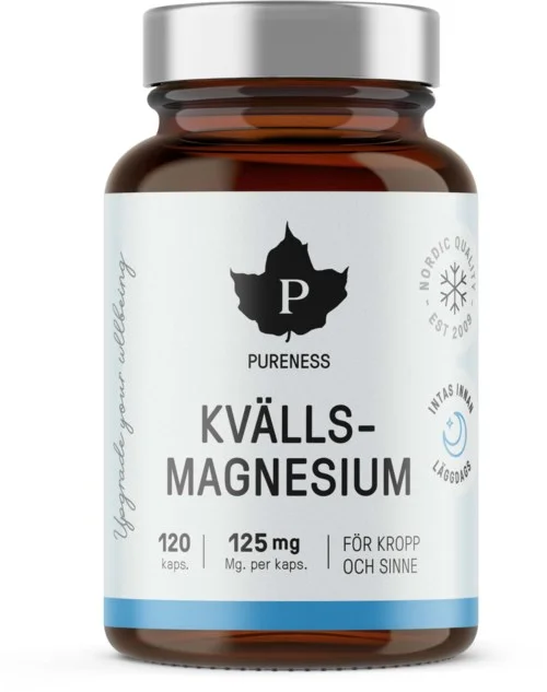 Pureness Kvällmagnesium – 120 stk v:6708251 Pureness Kvällmagnesium – 120 stk v:6708251