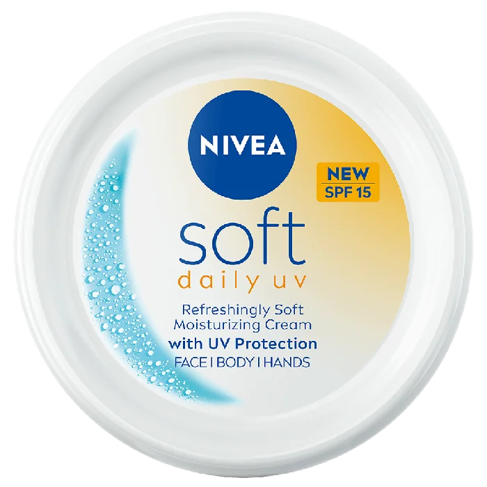 NIVEA Soft Daily UV SPF15 hudkrem 100 ml v:3195960