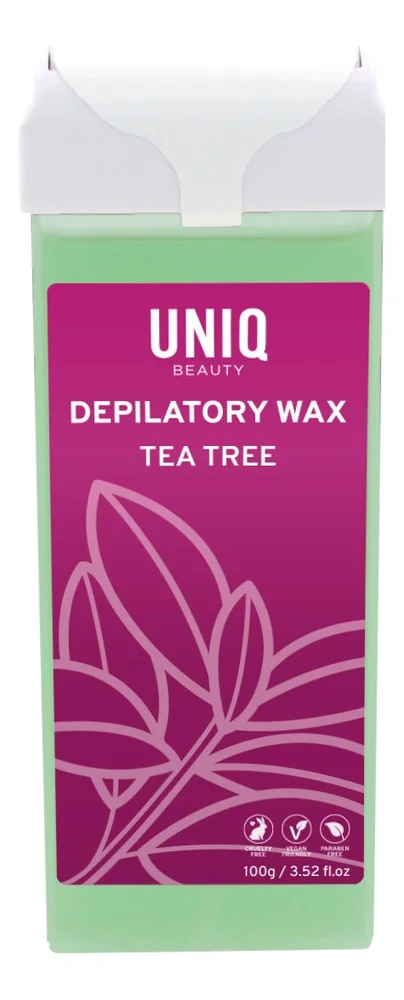 UNIQ Vokspatron / Rullevoks Tea Tree - 100 g. v:7377946