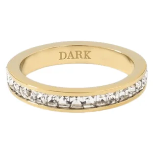 DARK Crystal Ring Broad Crystal Size 4 v:6684181