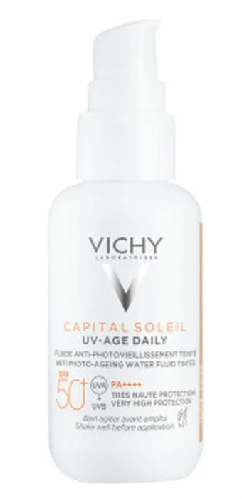 Vichy UV-Age Daily Tinted solkrem SPF 50+ 40 ml v:7099644 Vichy UV-Age Daily Tinted solkrem SPF 50+ 40 ml v:7099644