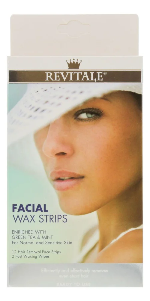 Revitale Facial Wax Strips – 12 stk. v:2721712 Revitale Facial Wax Strips – 12 stk. v:2721712