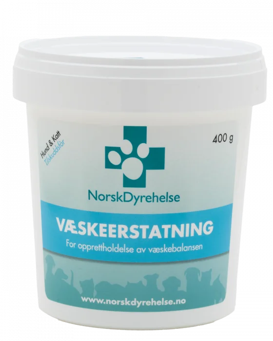 Norsk Dyrehelse væskeerstatning pulver hund og katt 400 g v:8452216