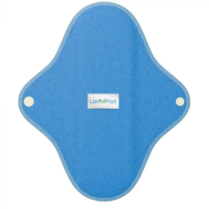 LadyPad Økologiske vaskbare truseinnlegg Pantyliner Blue Str. M – 1pk v:1968557 LadyPad Økologiske vaskbare truseinnlegg Pantyliner Blue Str. M – 1pk v:1968557