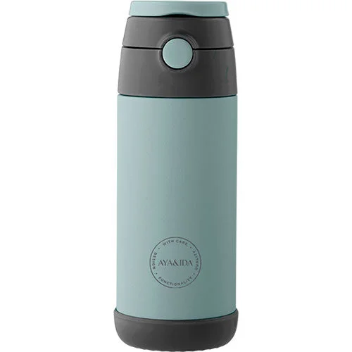 Barneflaske med sugerør 350 ml | Mintgrønn v:7788686