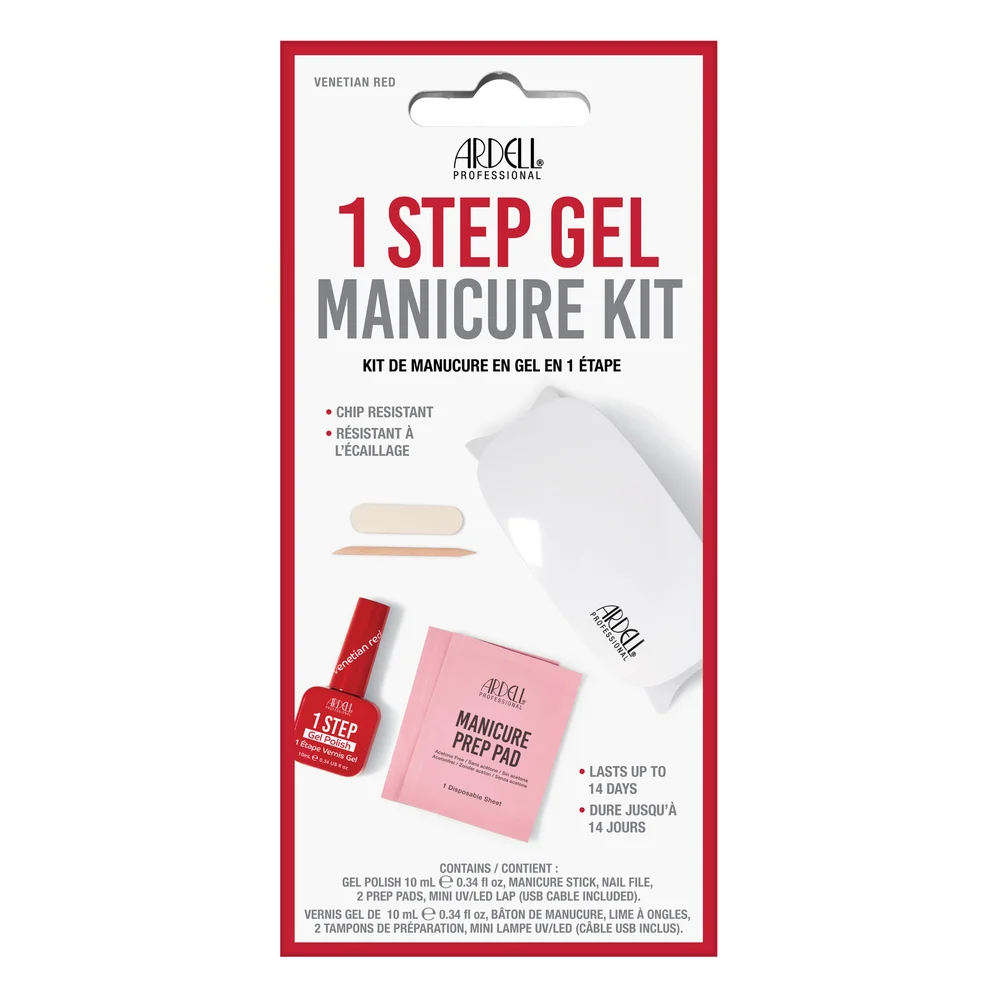 1 Step Gel Polish Manicure Kit Venetian Red – Ardell v:3418241 1 Step Gel Polish Manicure Kit Venetian Red – Ardell v:3418241