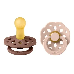 BIBS Pacifier Boheme Latex Woodchuck/Blush Size 2 2pcs v:3537438