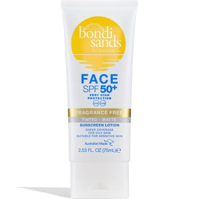 Bondi Sands SPF 50+ Fragrance Free Matte Tinted Face Lotion 75 ml v:5387153 Bondi Sands SPF 50+ Fragrance Free Matte Tinted Face Lotion 75 ml v:5387153