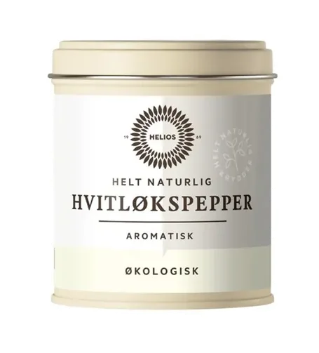 Helios hvitløkspepper 80 g | økologisk krydder v:9020147 Helios hvitløkspepper 80 g | økologisk krydder v:9020147