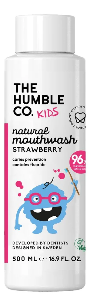 Naturlig munnskyll fra The Humble Co, Kids Strawberry – 500 ml v:3804588 Naturlig munnskyll fra The Humble Co, Kids Strawberry – 500 ml v:3804588