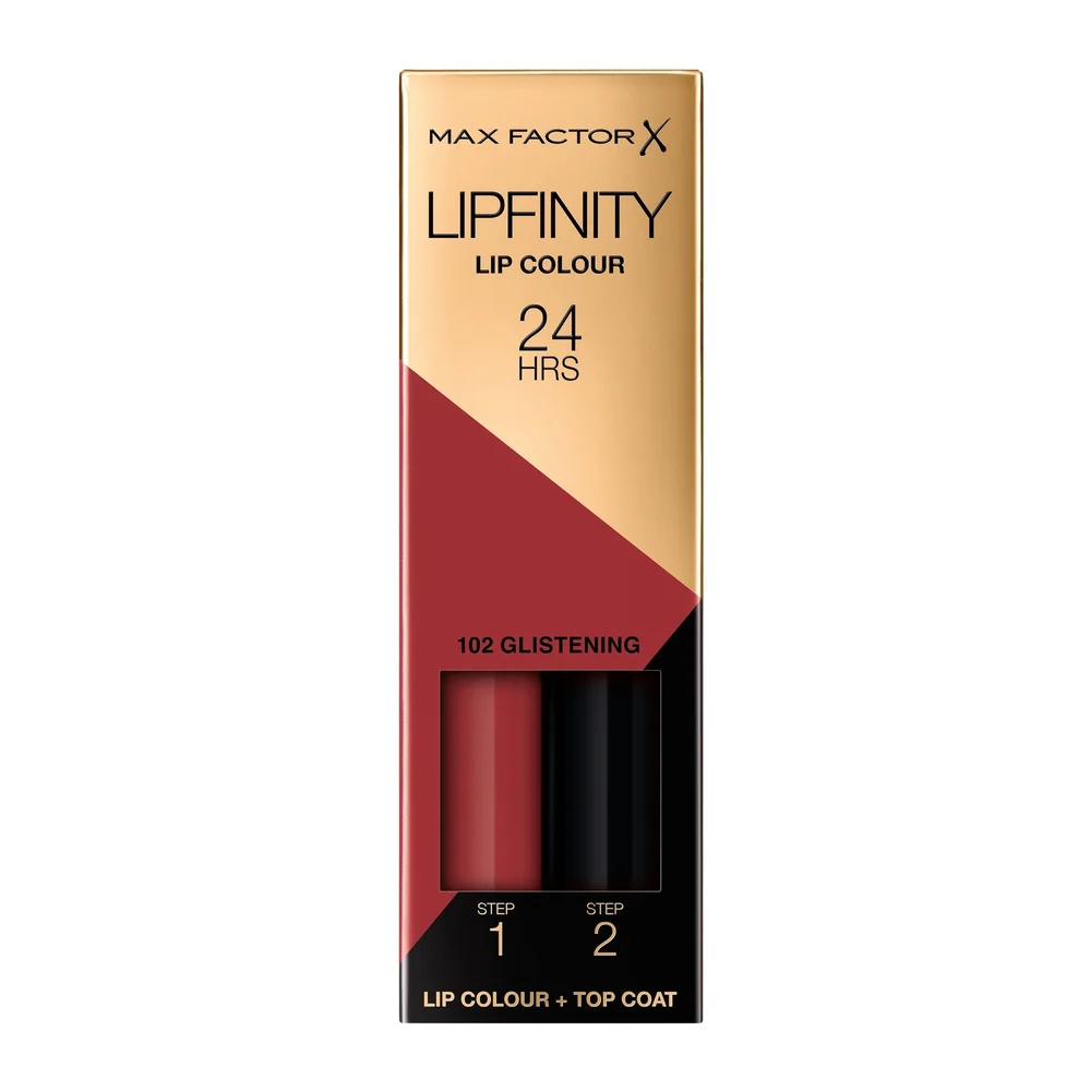 Lipfinity 2-step Long Lasting Lipstick 102 Glistening - Max Factor v:7886215