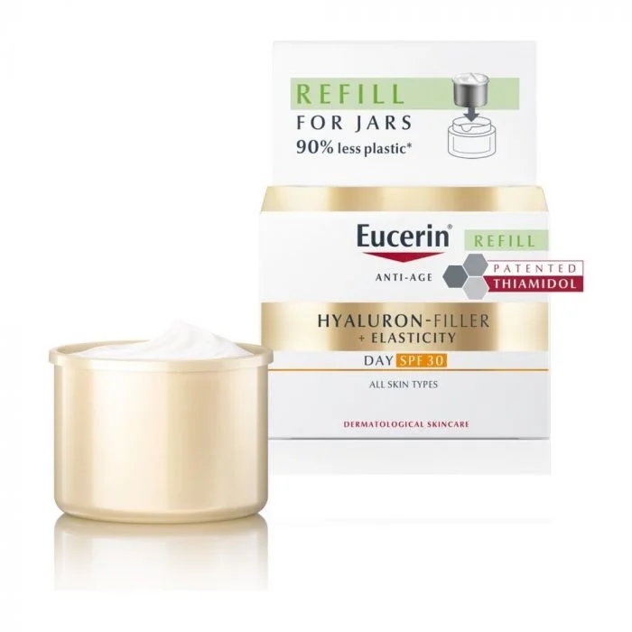Eucerin HYALURON-FILLER + ELASTICITY Day Cream SPF30 Refill 50 ml – dagkrem v:1435148 Eucerin HYALURON-FILLER + ELASTICITY Day Cream SPF30 Refill 50 ml – dagkrem v:1435148