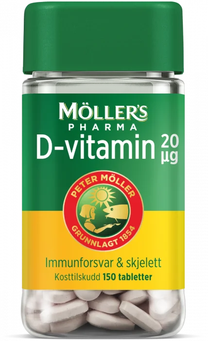Möller's Pharma D-vitamin 20 µg 150 stk v:3081379