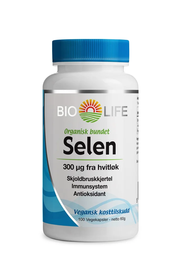 Bio Life Selen 100 Kapsler – Kosttilskudd for immunsystemet v:5176776