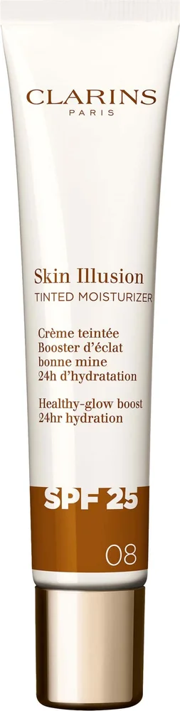 Clarins Skin Illusion Tinted Moisturizer SPF25 08 v:4608220 Clarins Skin Illusion Tinted Moisturizer SPF25 08 v:4608220