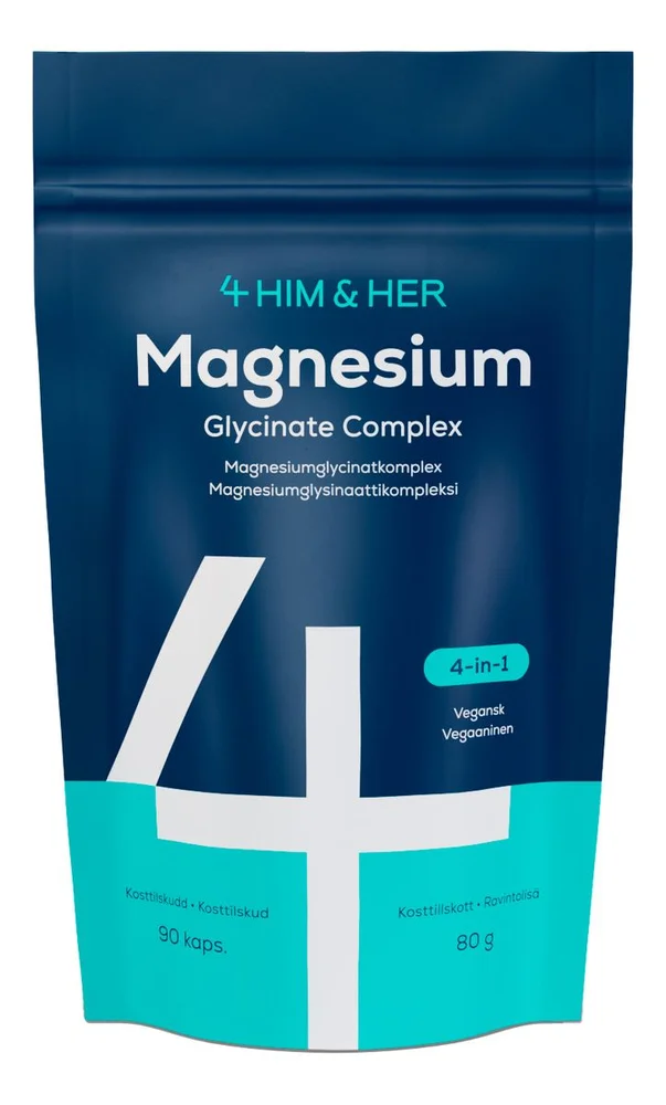 4HIM & HER Magnesium Glycinate Complex 4-in-1 – 90 kaps. v:9031260