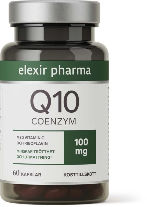 Elexir Pharma Coenzyme Q10 100mg 60 stk v:3869550