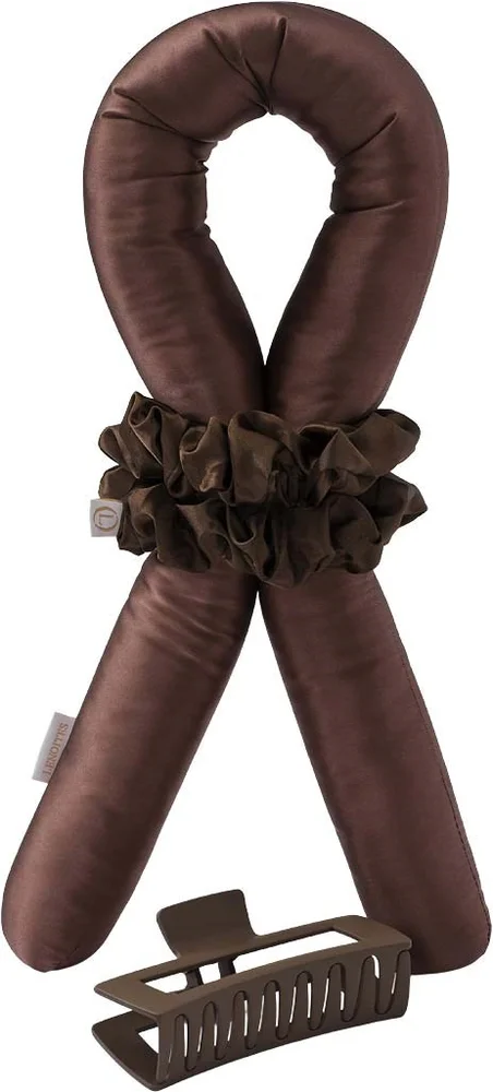 Lenoites Heatless Curls in Mulberry Silk Large Brown v:4165335