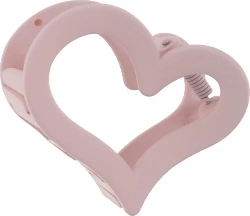 Dazzling Hair Clip Heart Light Pink v:4214697