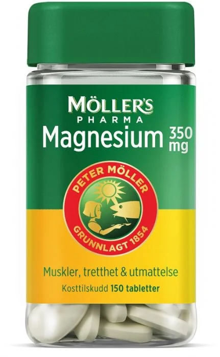 Möller's Pharma Magnesium 350 mg 150 stk v:5405425