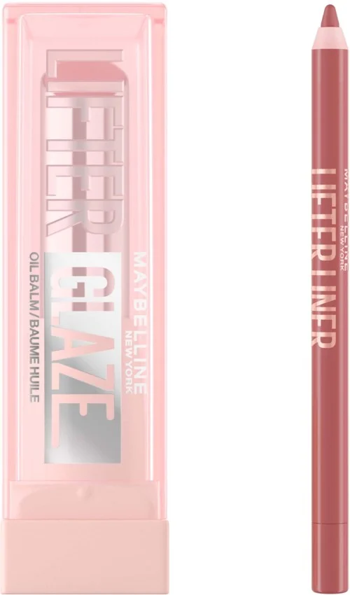 Maybelline New York Lifter Lip Bundle Liner 07 Big Lift + Glaze Lip Balm 07 Berry Haze v:2164986