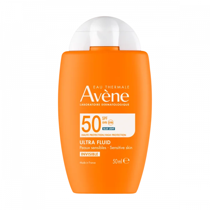 Avène Ultra Fluid Invisible SPF50 solkrem 50 ml v:3063980 Avène Ultra Fluid Invisible SPF50 solkrem 50 ml v:3063980