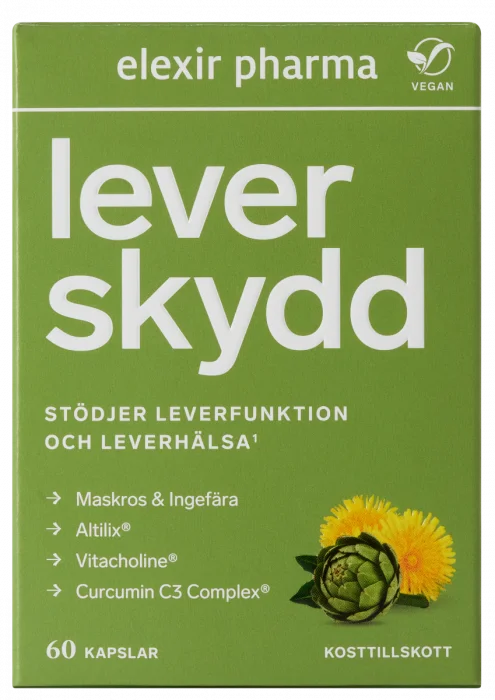 Elexir Pharma leverskydd 60 kapsler | for normal leverfunksjon v:7645064
