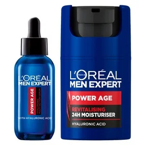 L'Oréal Paris Men Expert Power Age Hyaluronic Multi-Action Serum 30ml + Power Age Revitalizing Moisturiser 50ml v:9739838
