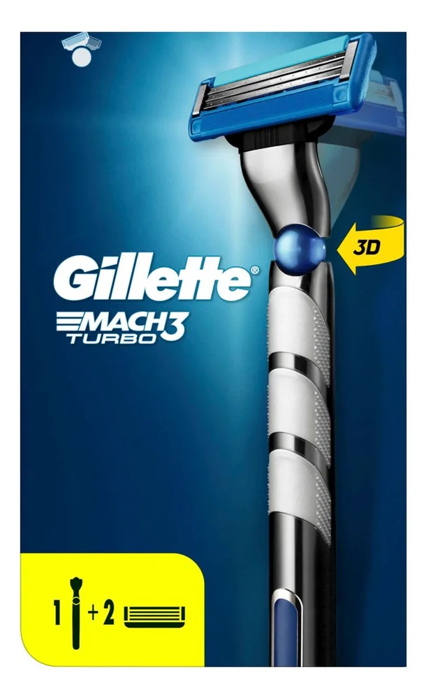 Gillette Mach3 Turbo Barberhøvel v:4835665