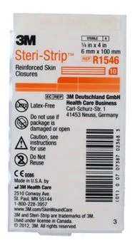 3M Steri-strip 1546R – 6 x 100 mm – 10 stk. v:1547892