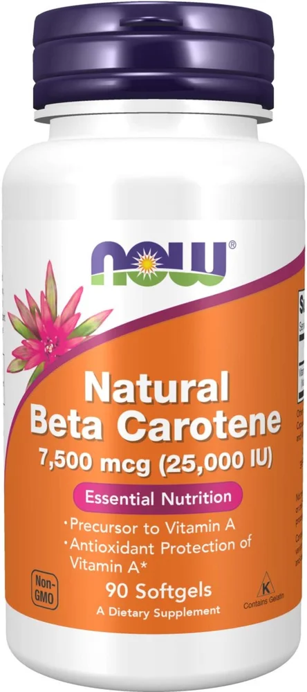 NOW Nat Beta Carotene 25000 90 stk v:6922142 NOW Nat Beta Carotene 25000 90 stk v:6922142