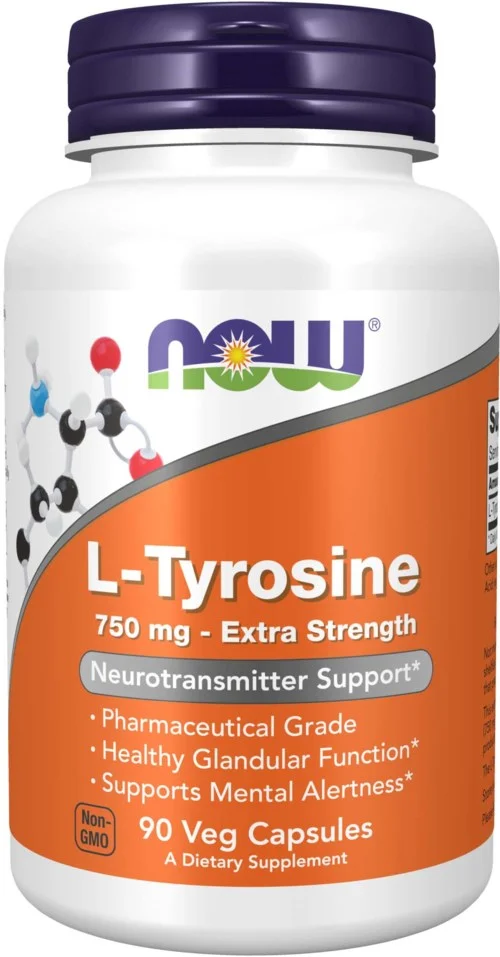 NOW Tyrosine 750 mg 90 stk v:2584057 NOW Tyrosine 750 mg 90 stk v:2584057