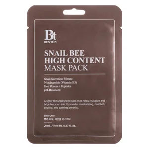 Benton Snail Bee High Content Mask 1pcs v:2104533 Benton Snail Bee High Content Mask 1pcs v:2104533