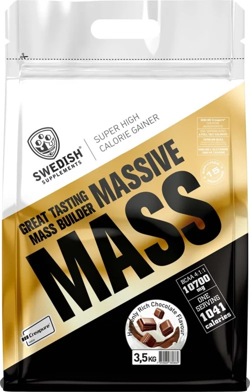 Swedish Supplements Massive Mass 3,5kg -Heavenly rich chocolate 3500 g v:1819064