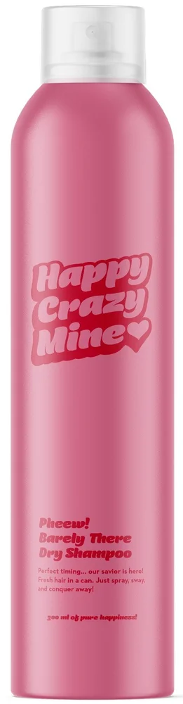 Happy Crazy Mine Pheew! Barely There Dry Shampoo 300 ml v:3956754