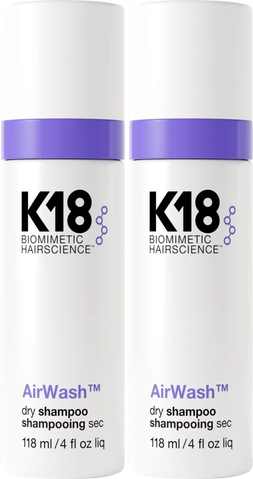 K18 Bundle AirWash Dry Shampoo Shampoo 118 ml x 2 v:9937403 K18 Bundle AirWash Dry Shampoo Shampoo 118 ml x 2 v:9937403